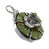 Genuine Sterling Silver Turquoise Flower Dragonfly Southwest Pendant WX58158